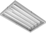 Corp de iluminat LED industrial MEGALW4S 92W, 4000K, flux luminos CRI80 de la corpul de iluminat 15.000lm, corp 655x357mm, difuzor din sticlă securizată, jaluză MIRO4, corp de iluminat suspendat sau 6057A71FEE0CC2B8EED017D8F55C64, Ta2F54°C64